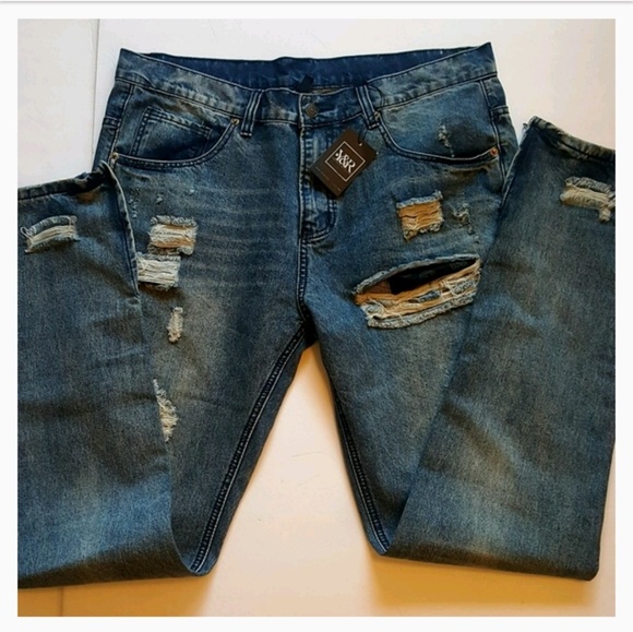 Young and Reckless men's distressed Jeans size 36 - Picture 8 of 8